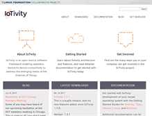 Tablet Screenshot of iotivity.org